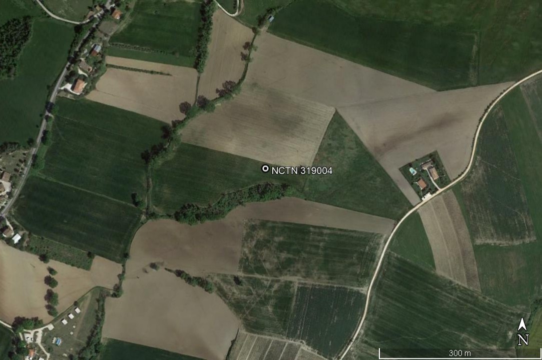 area di materiale mobile, area di frammenti fittili e materiali da costruzione