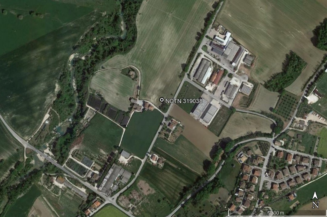 area di materiale mobile, area di frammenti fittili e materiali da costruzione