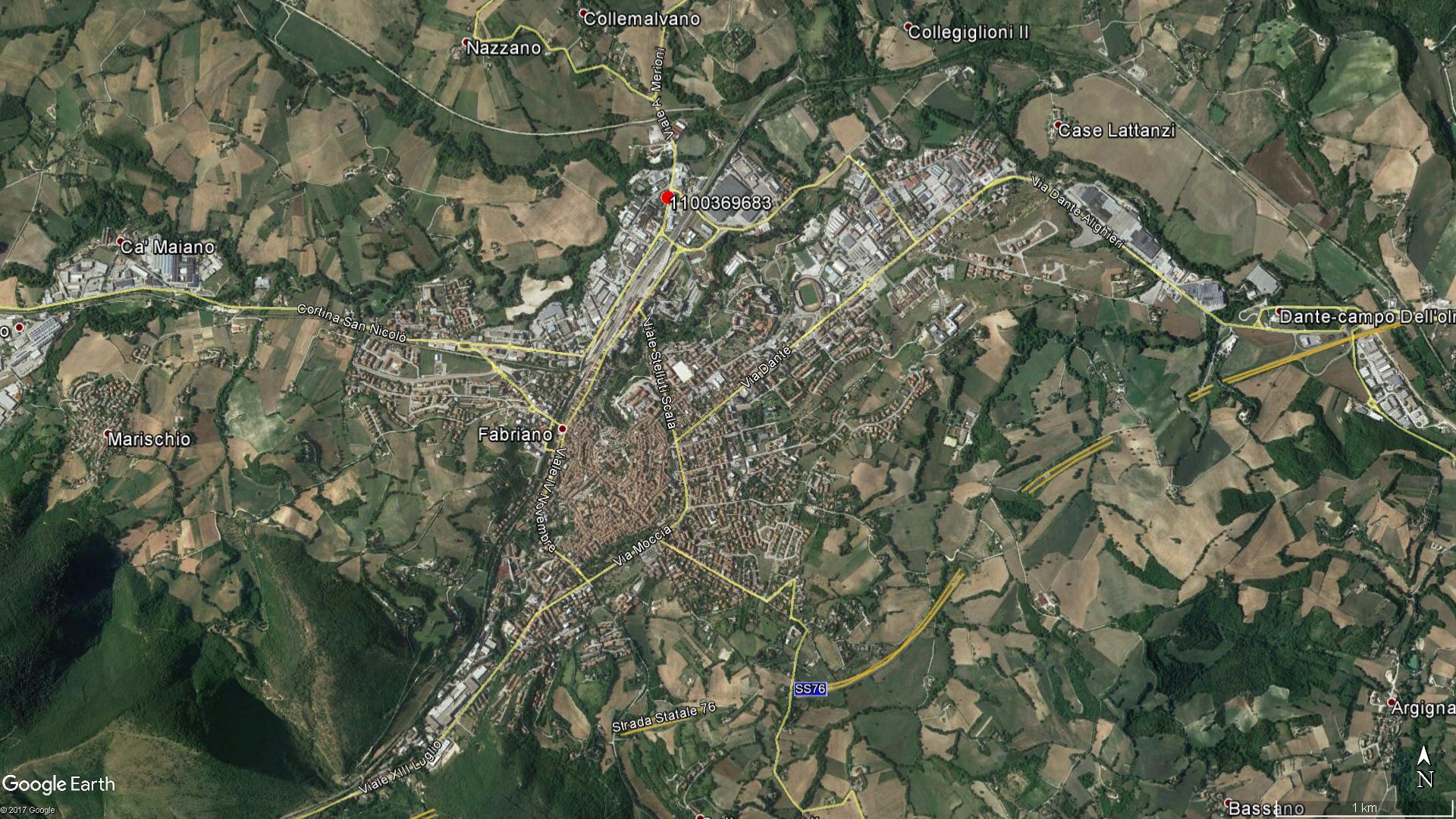 area di materiale mobile, area di materiale eterogeneo