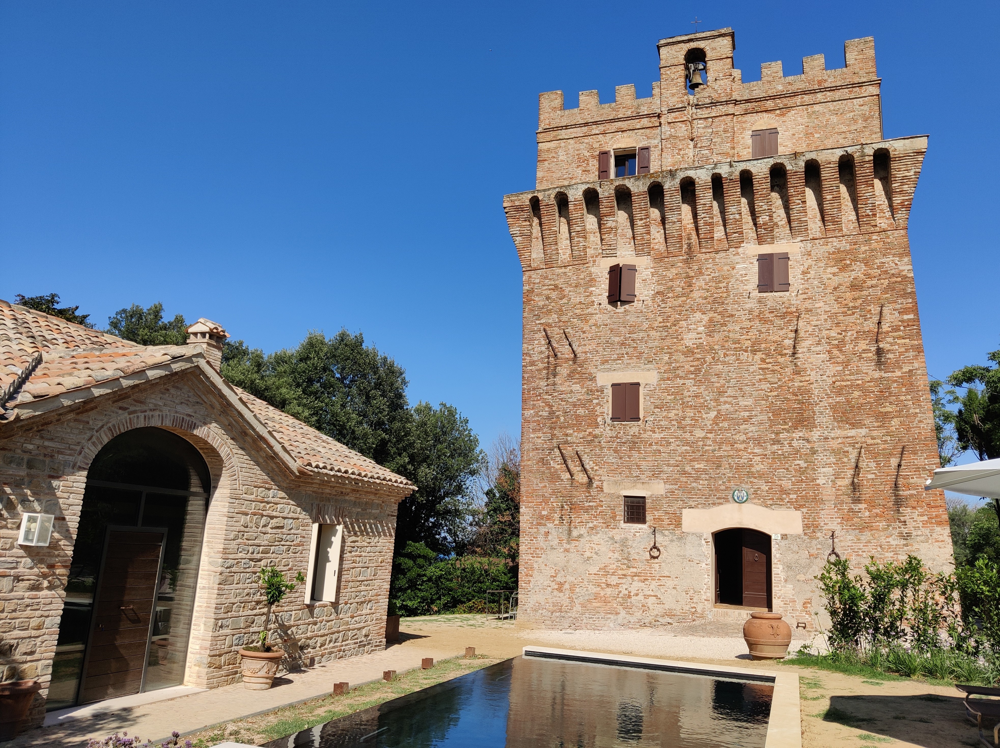 torre, di avvistamento, difensiva, segnalazione, Torre Albani, Torre di Montignano, Tor Feltresca , Torre Manzoni già Albani