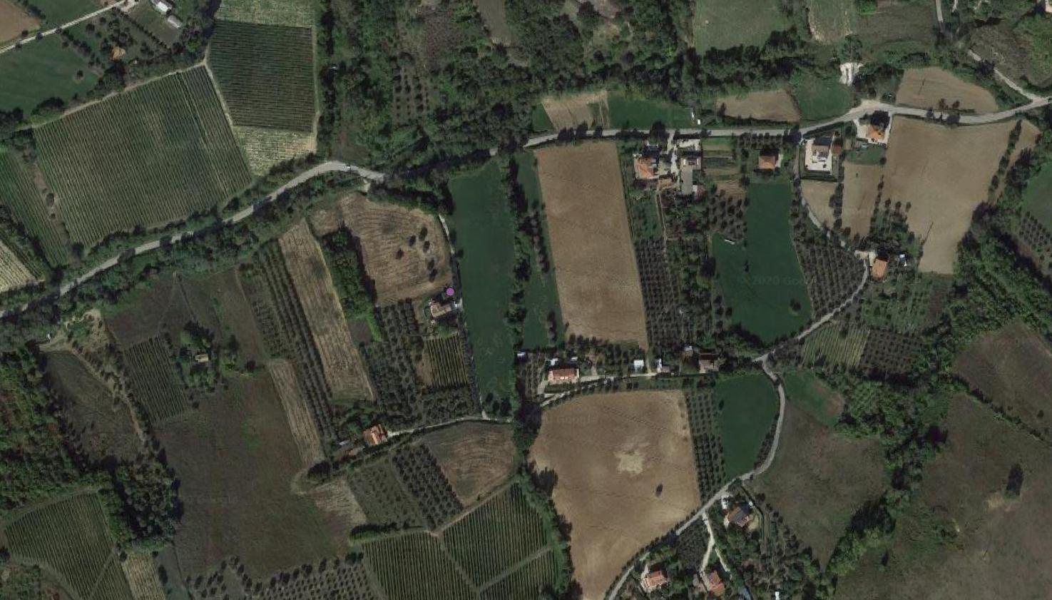 sito non identificato, struttura muraria
