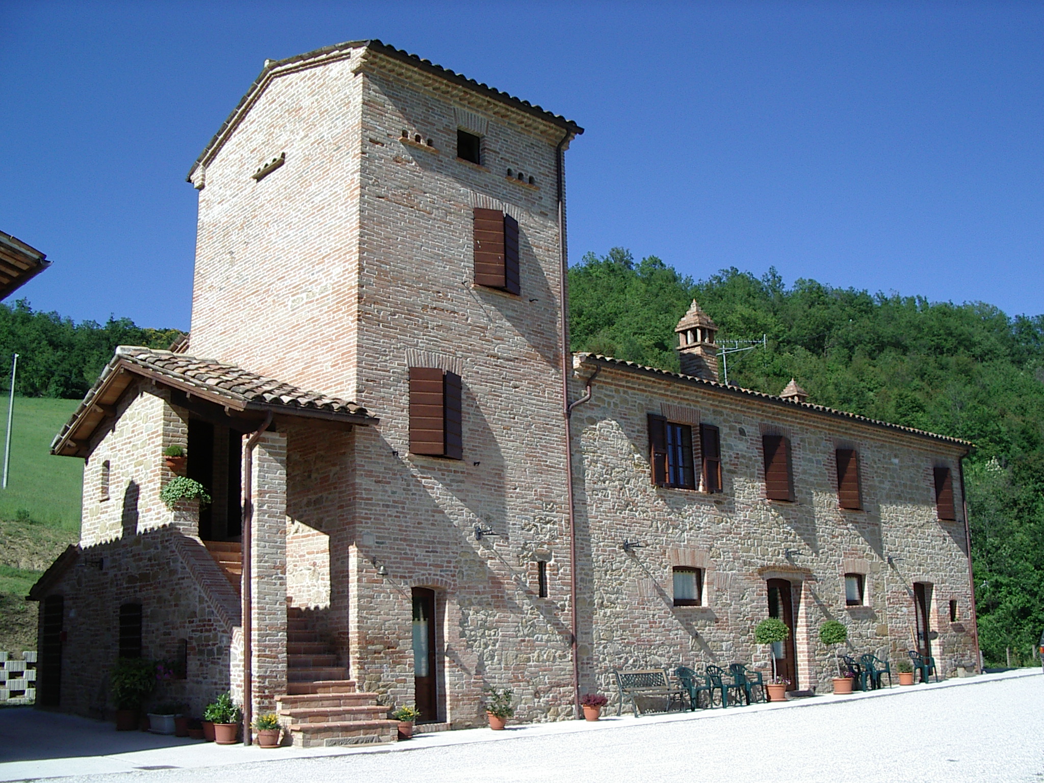 Casa colonica con colombaia