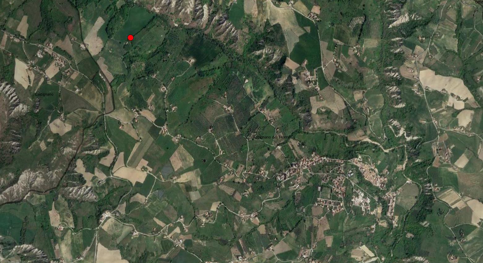 sito non identificato, strutture murarie