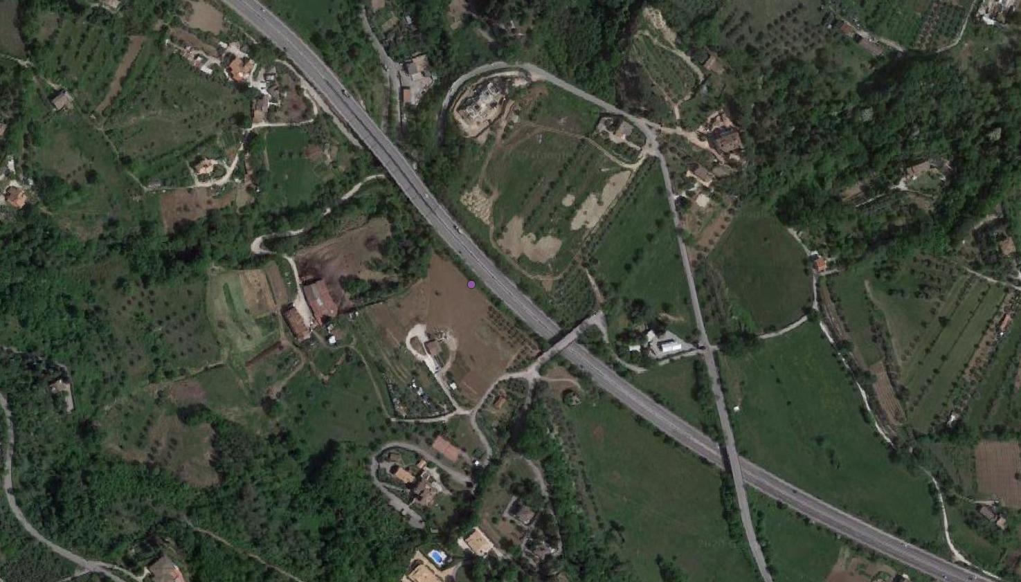 sito non identificato, strato di cenere