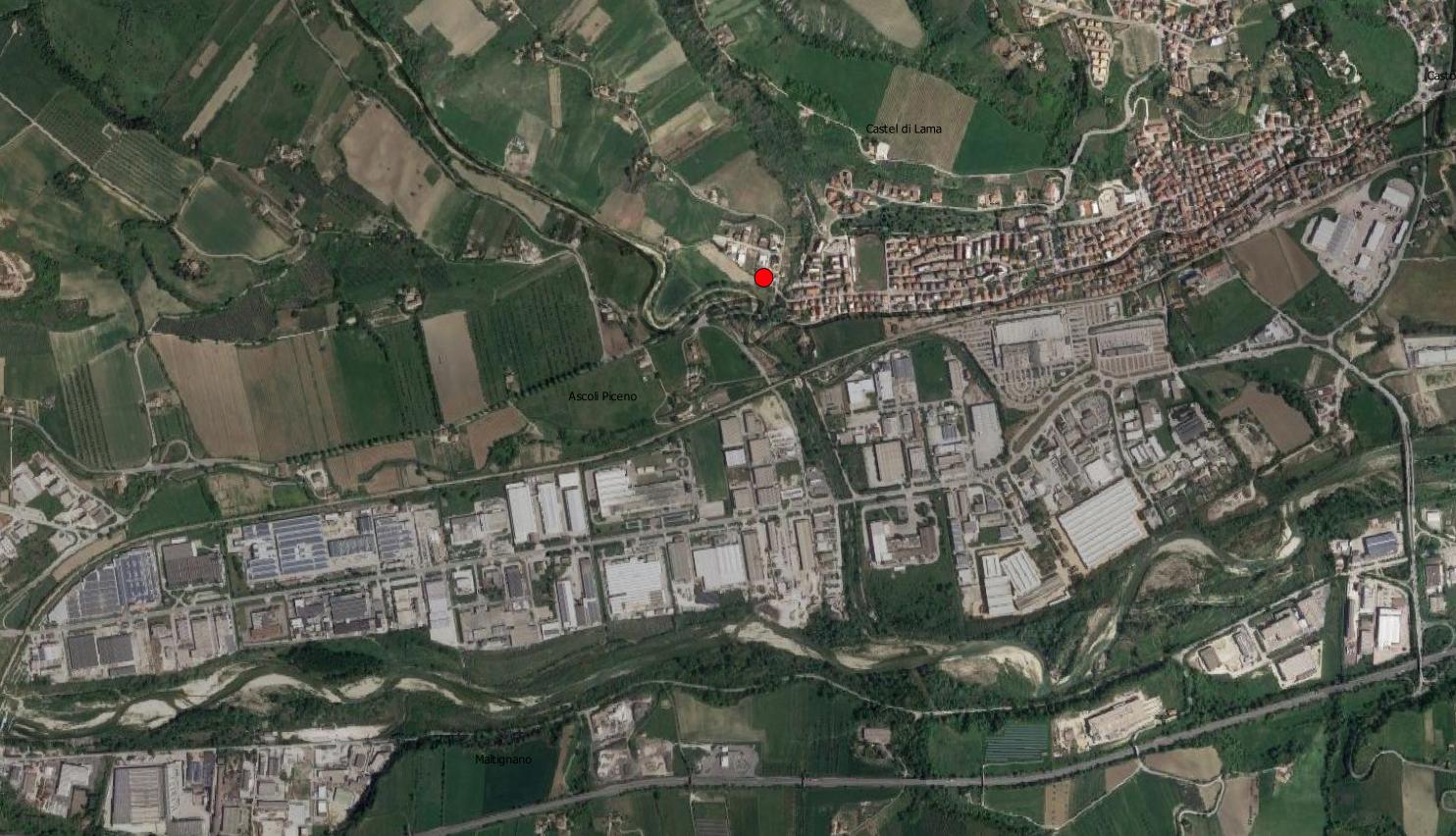 area di materiale mobile, area di frammenti fittili