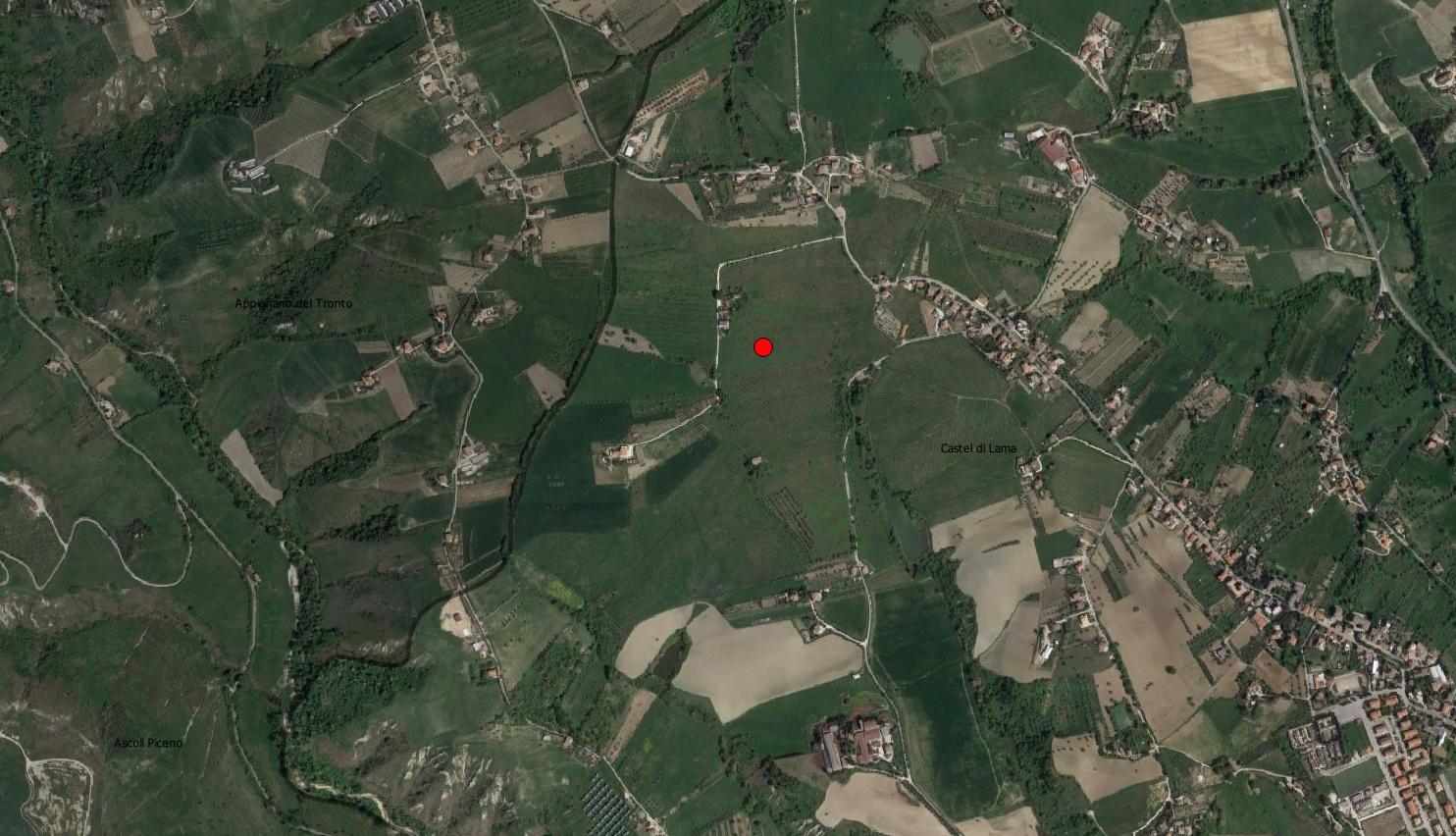 area di materiale mobile, area di materiale eterogeneo
