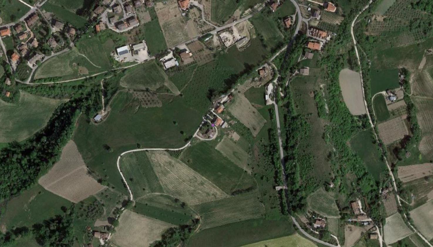 sito non identificato, strutture murarie