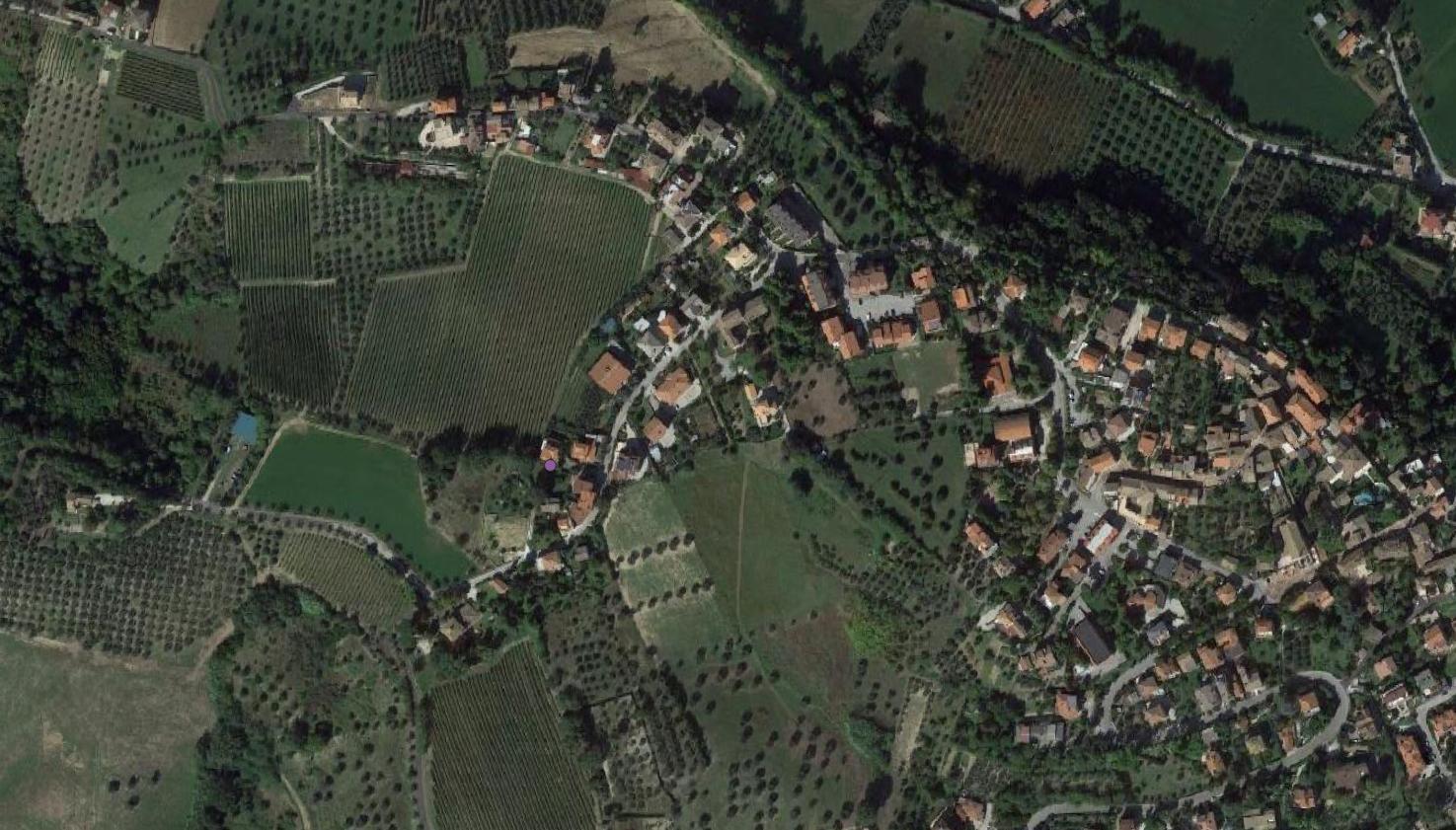 sito non identificato, struttura muraria