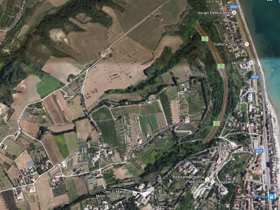 sito non identificato, strutture murarie, struttura muraria