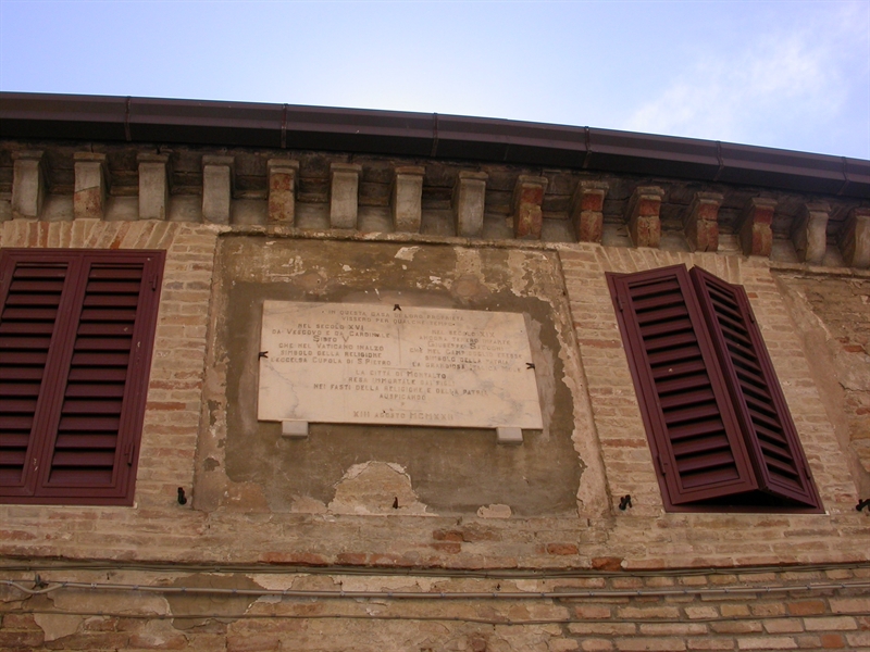 Casa Sisto V e Sacconi