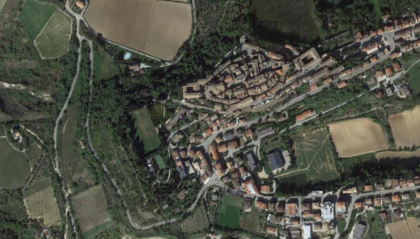 sito non identificato, strutture murarie