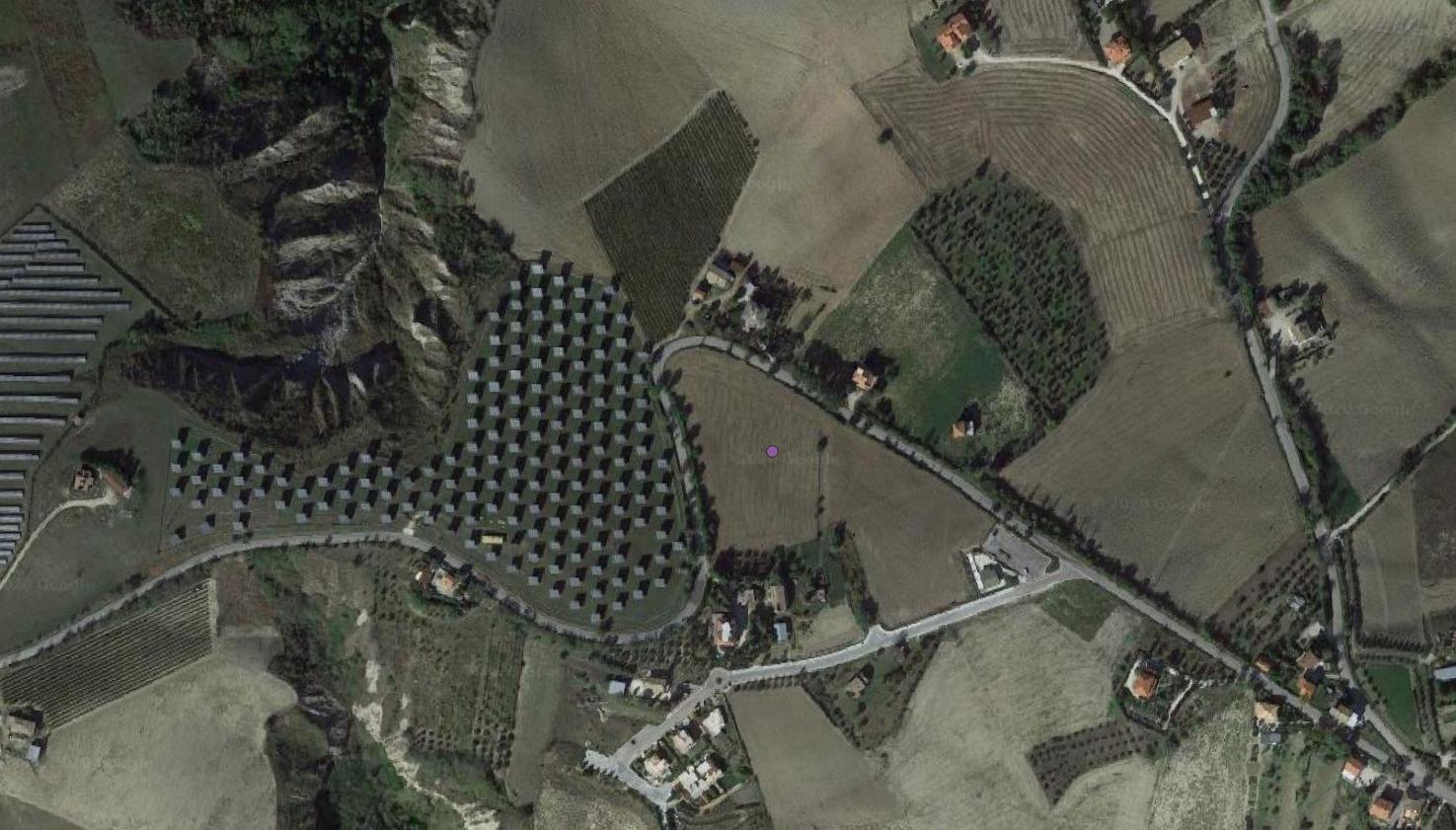 area di materiale mobile, area di frammenti fittili