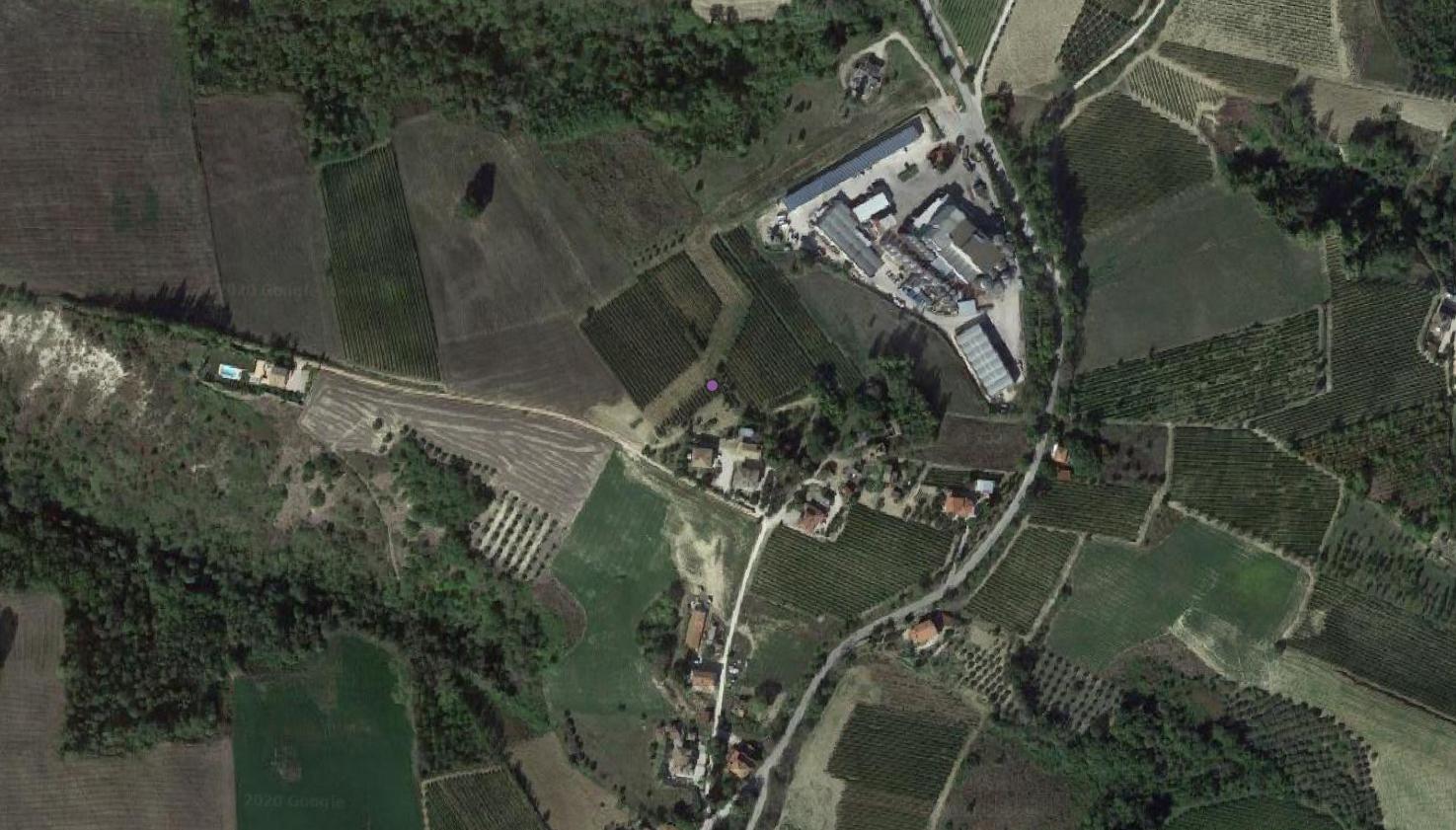 sito non identificato, struttura muraria