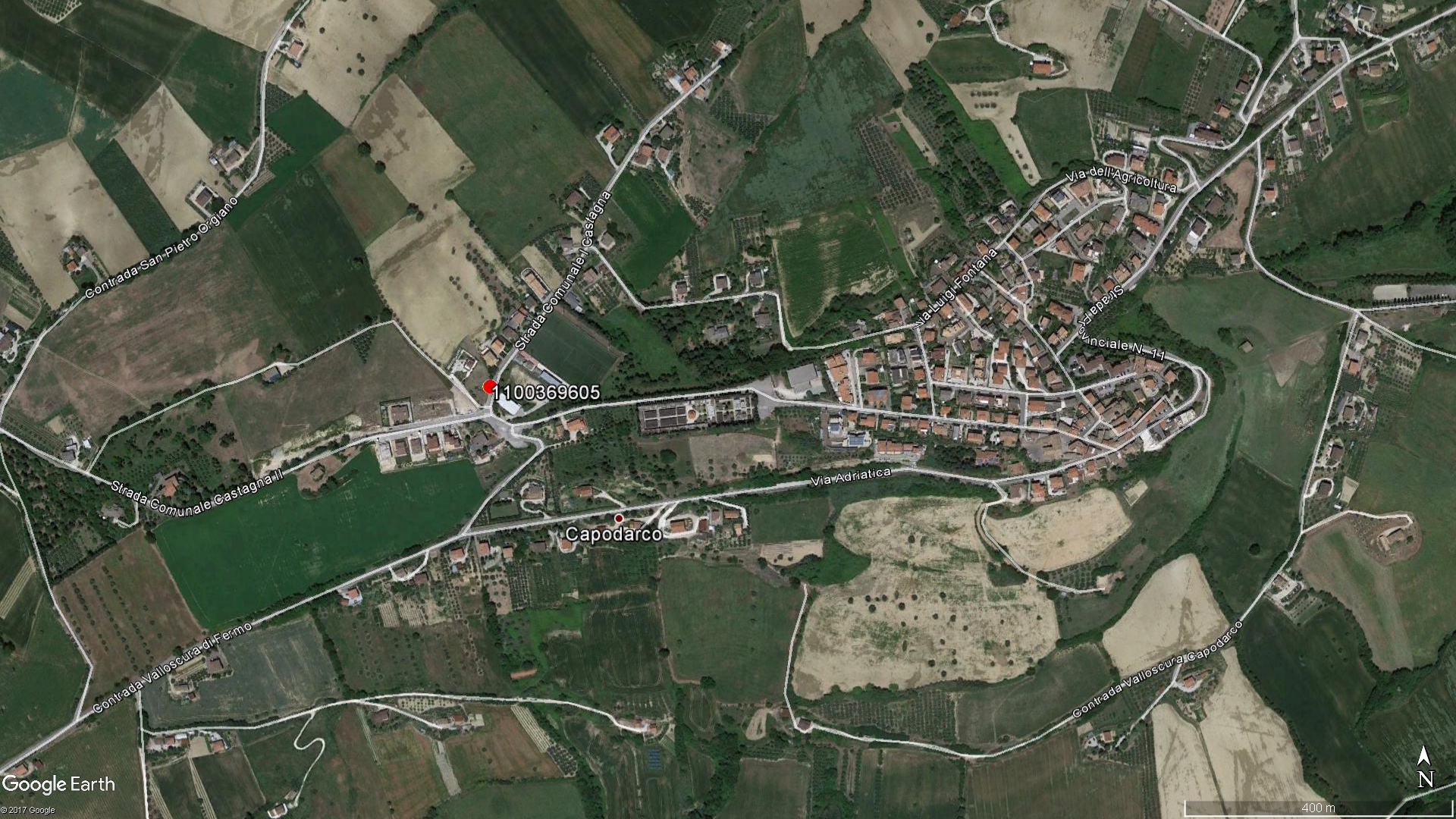 area di materiale mobile, area di frammenti fittili
