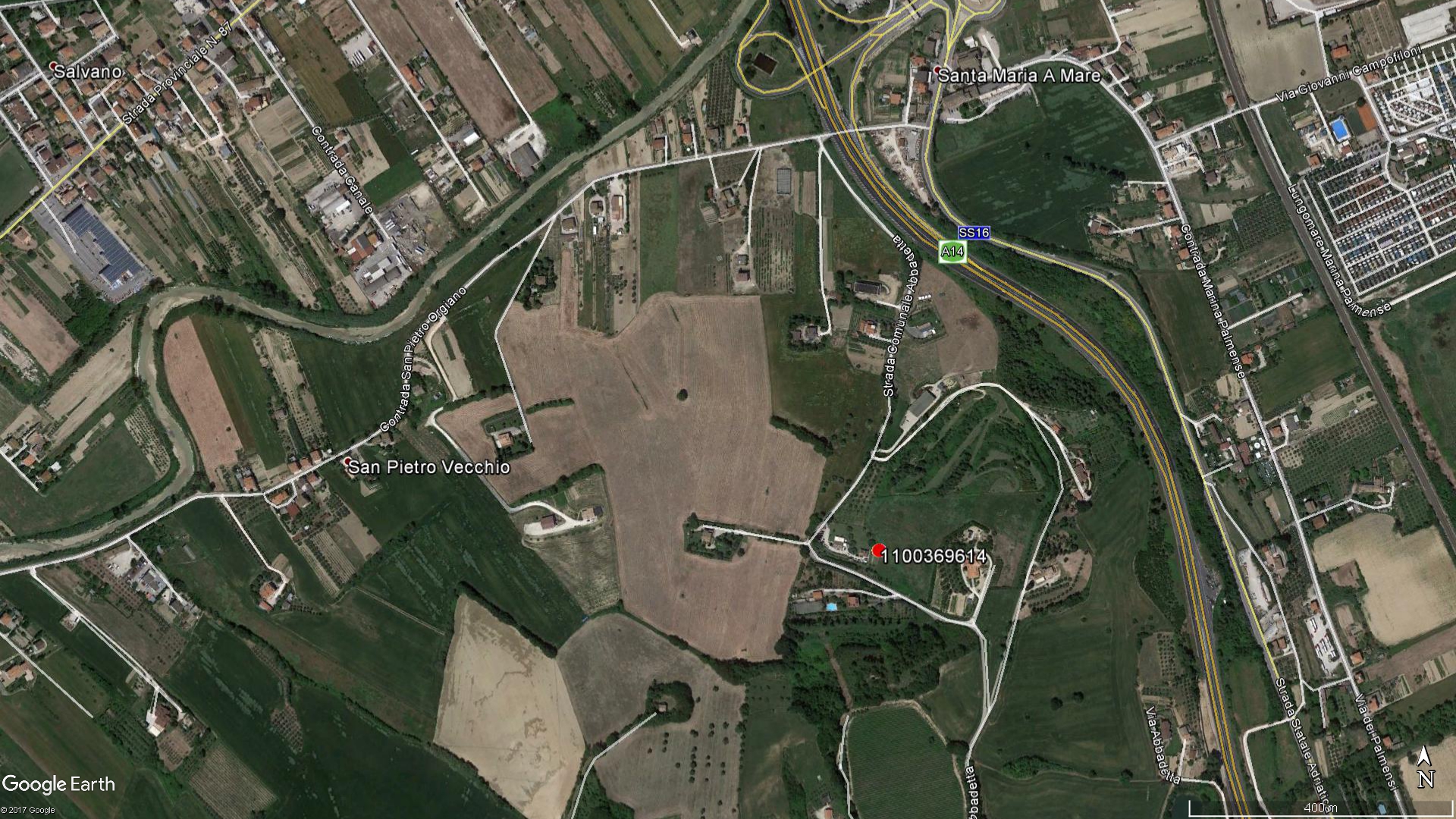 area di materiale mobile, area di materiale eterogeneo