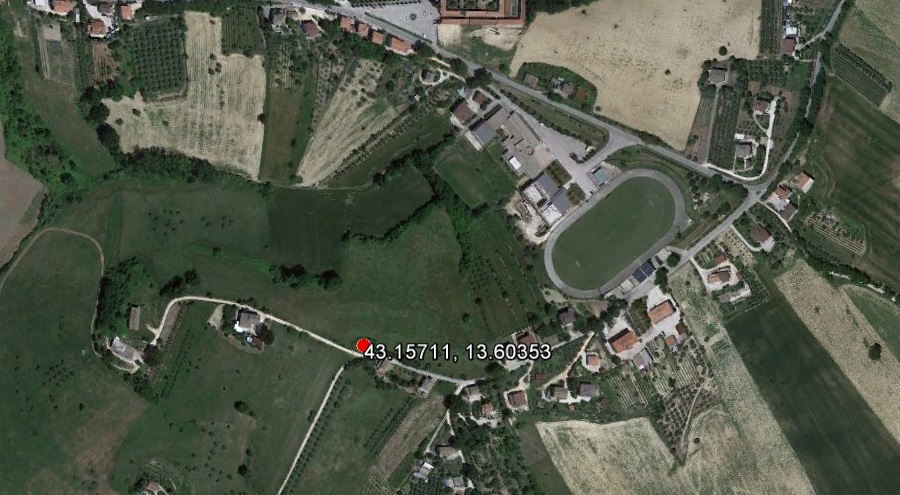 sito non identificato, pavimentazione