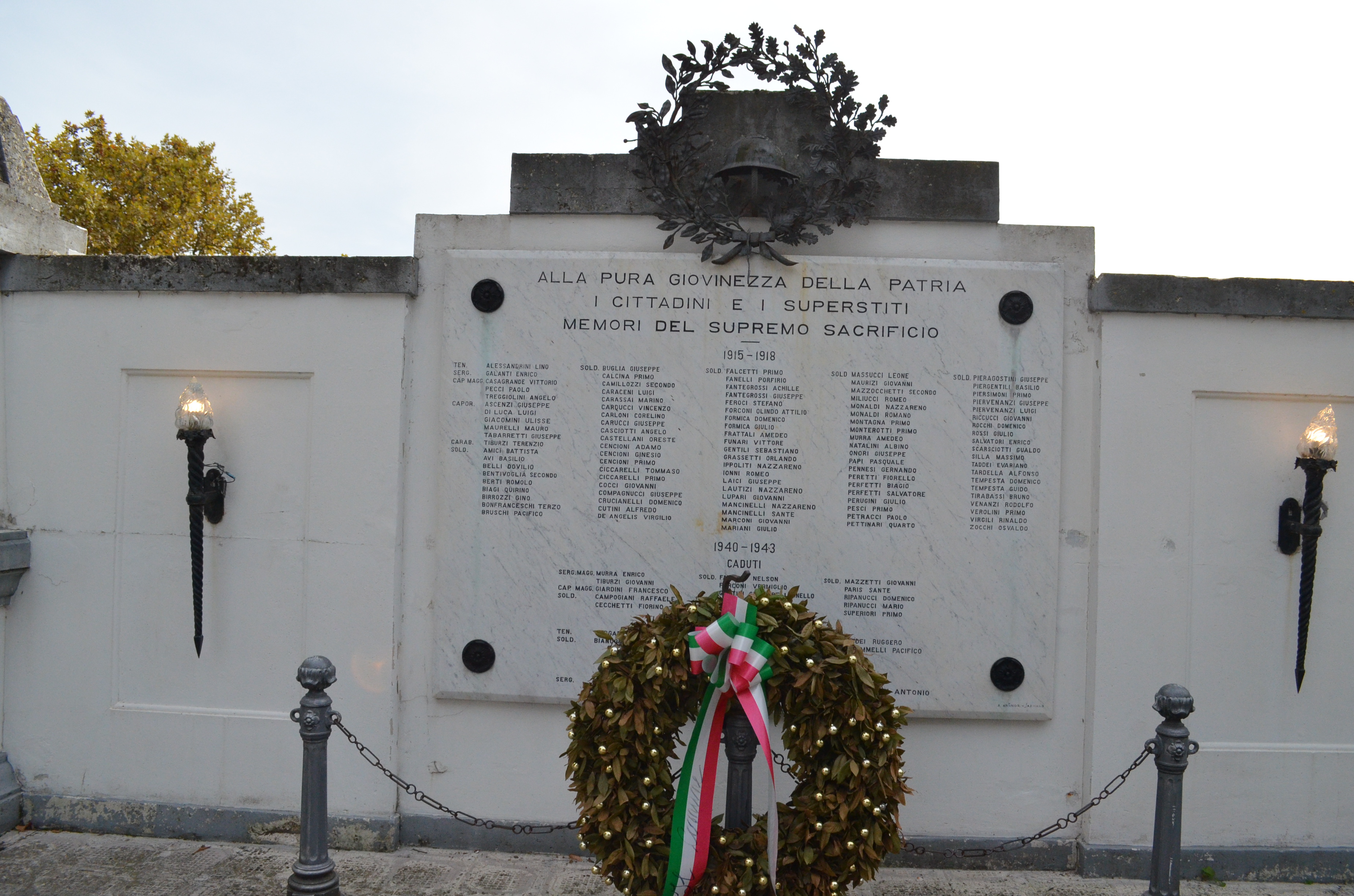 Viale della Rimembranza di Sarnano