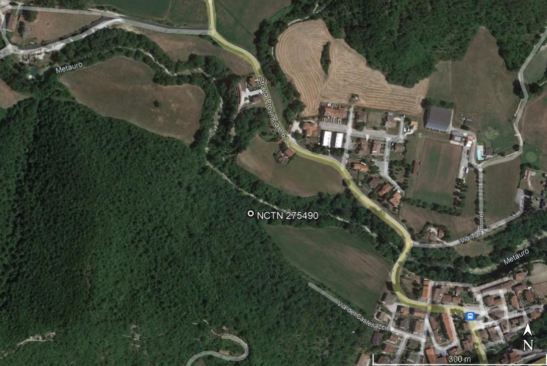 area di materiale mobile, area di frammenti fittili e materiali da costruzione
