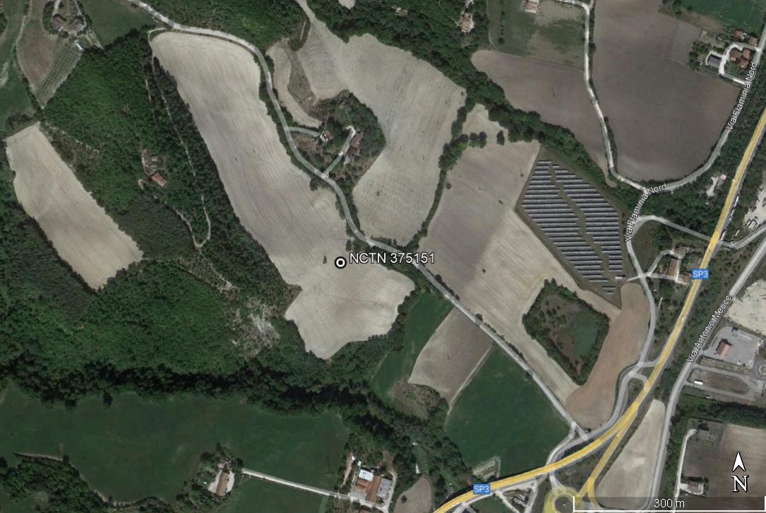 area di materiale mobile, area di frammenti fittili e materiali da costruzione