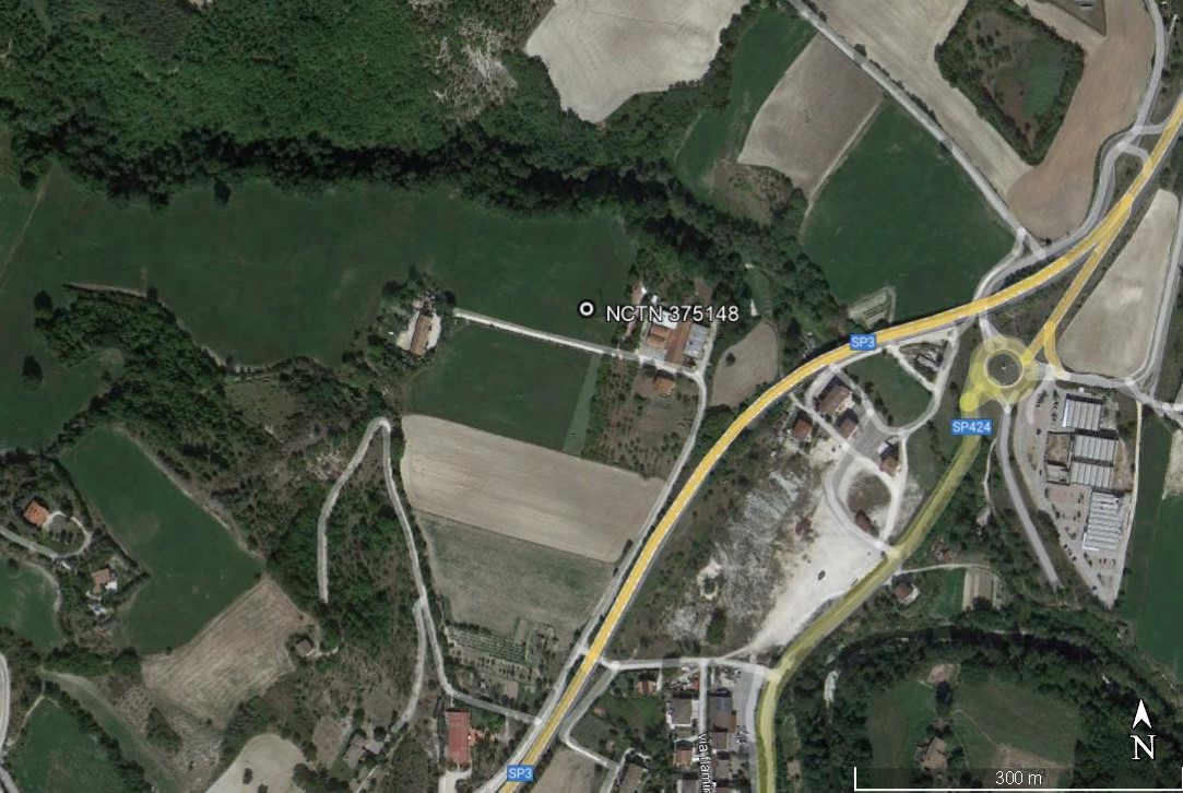 area di materiale mobile, area di frammenti fittili e materiali da costruzione