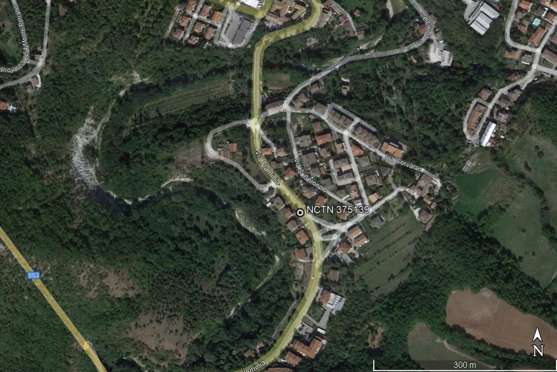 insediamento, materiali romani e pavimentazione in cocciopesto