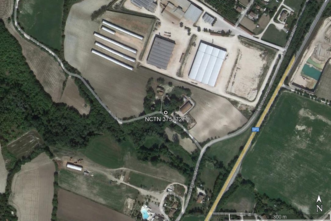 luogo con ritrovamento sporadico, elementi architettonici