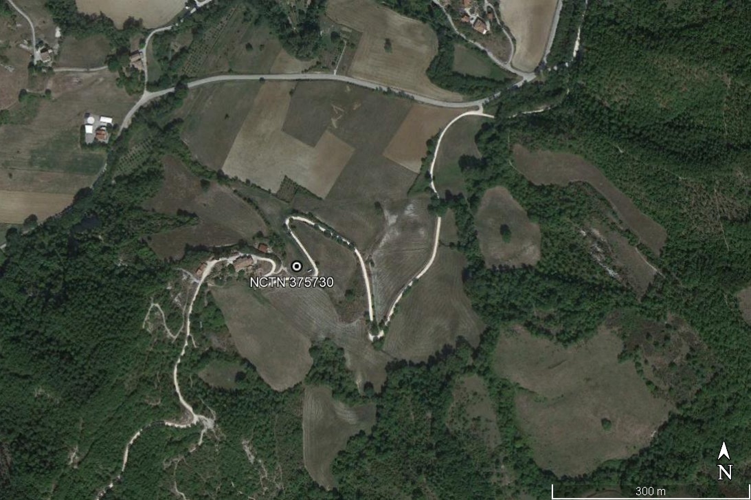 area di materiale mobile, area di materiale eterogeneo