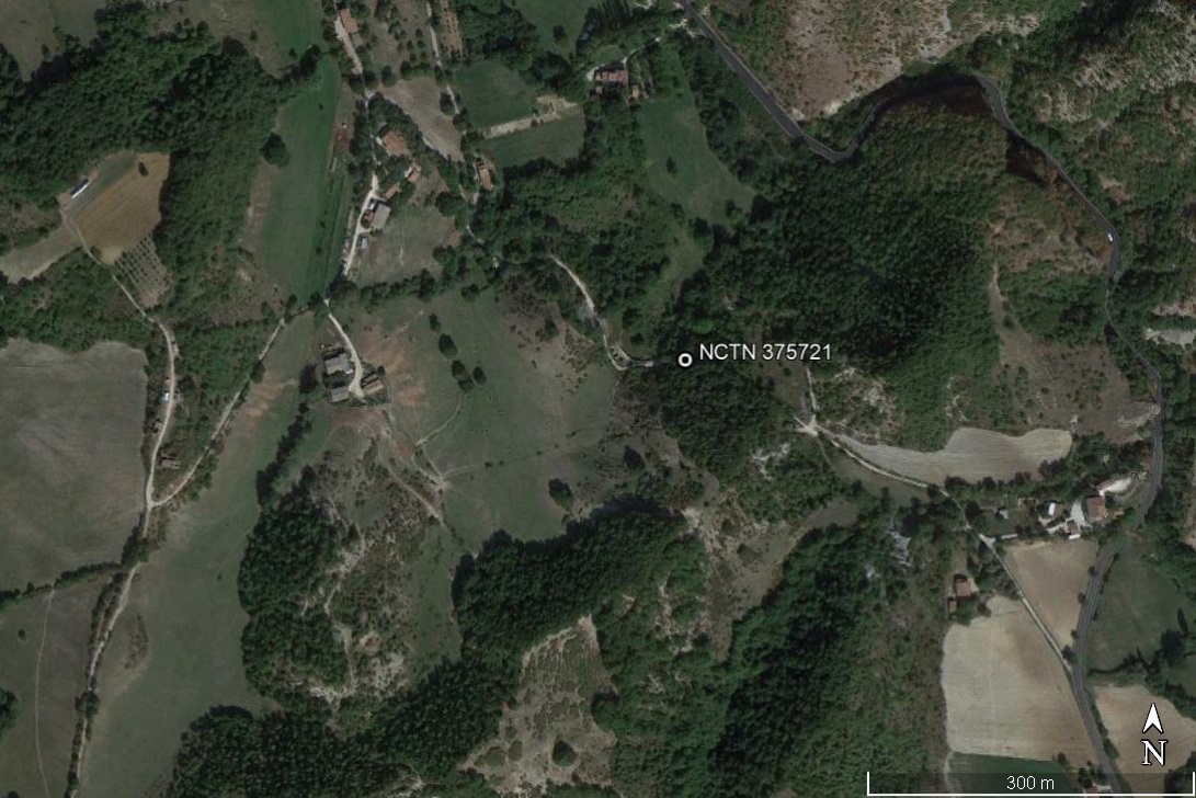 infrastruttura viaria, sostruzioni e iscrizione romana