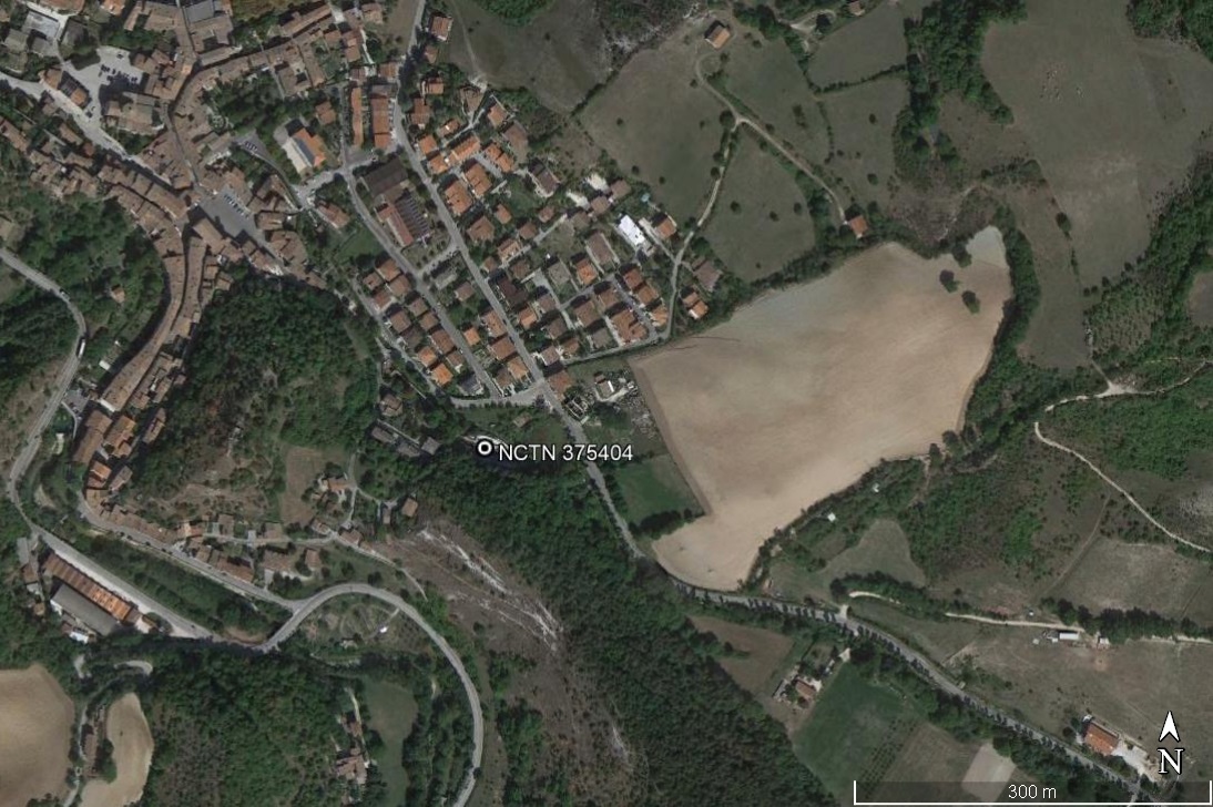 luogo con ritrovamento sporadico, frammenti di macine