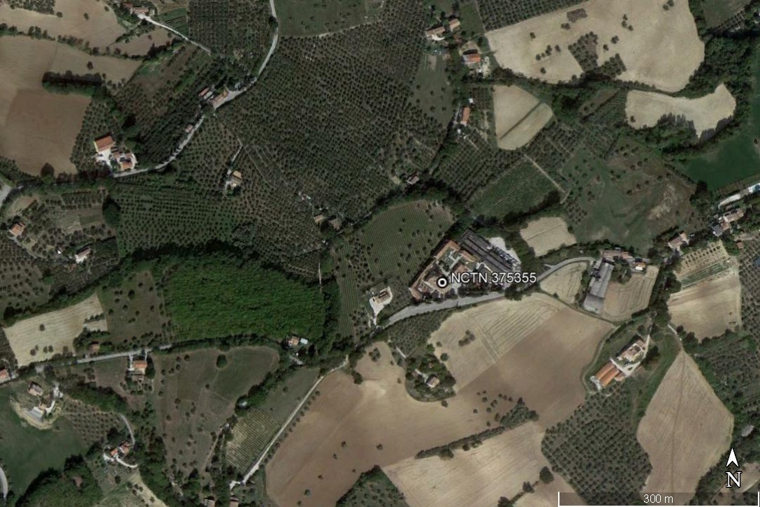 luogo con ritrovamento sporadico, Iscrizione