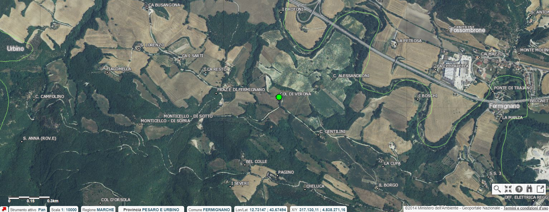 area di materiale mobile