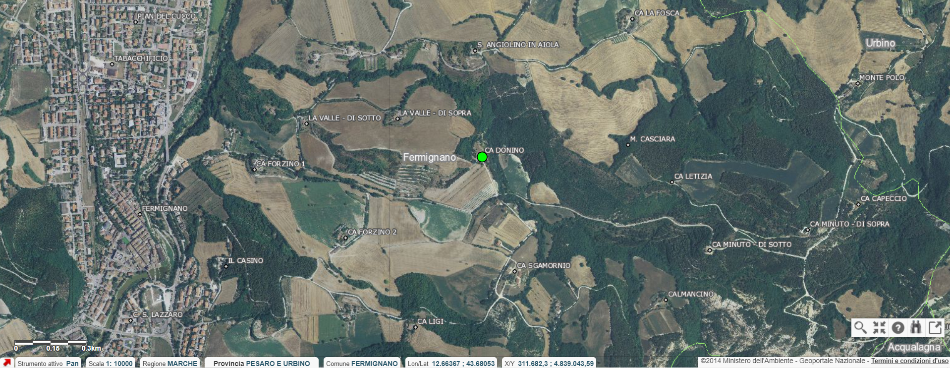 area di materiale mobile, area di frammenti fittili e materiali da costruzione