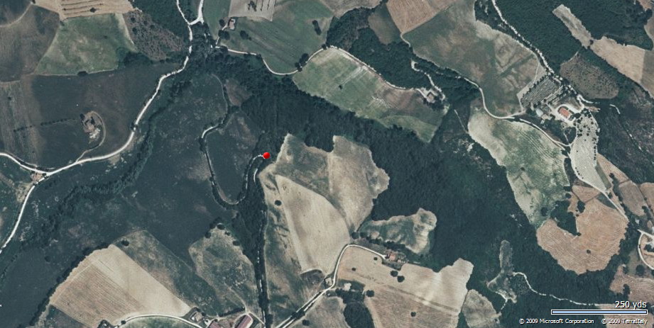 area di materiale mobile, area di frammenti fittili e materiali da costruzione