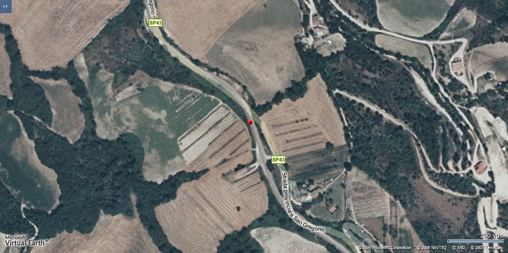 area di materiale mobile, area di materiale eterogeneo