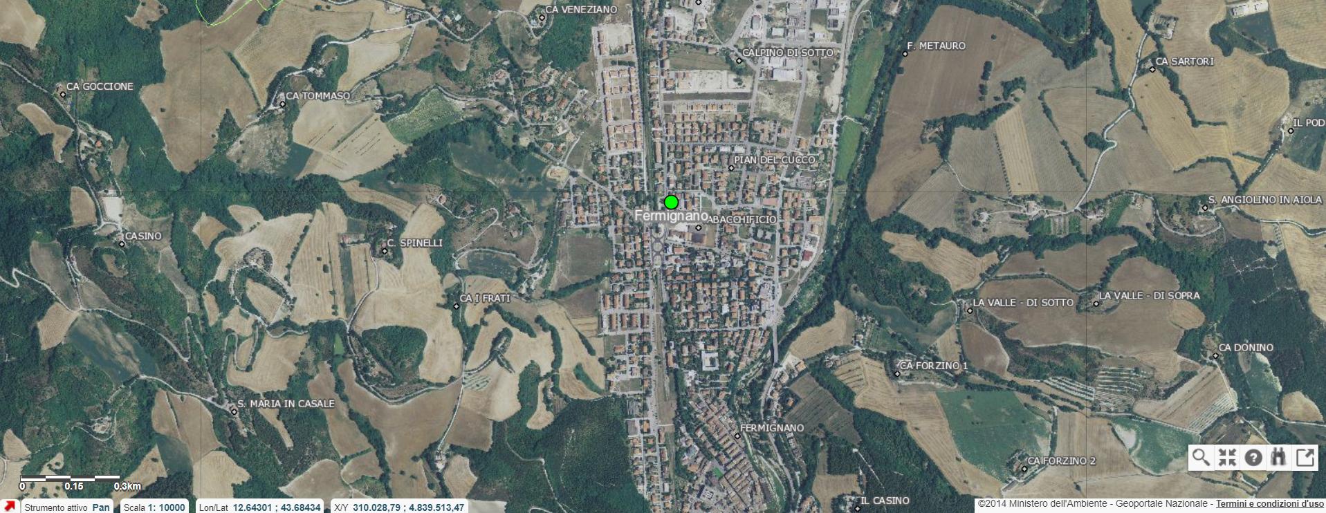 luogo con tracce di frequentazione