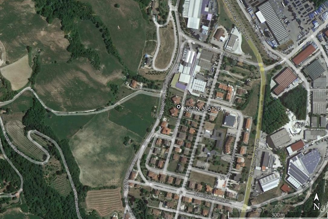 area di materiale mobile, area di frammenti fittili e materiali da costruzione