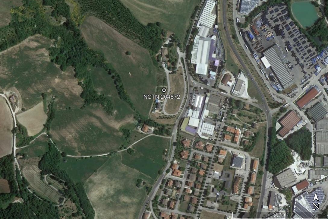 area di materiale mobile, area di frammenti fittili e materiali da costruzione