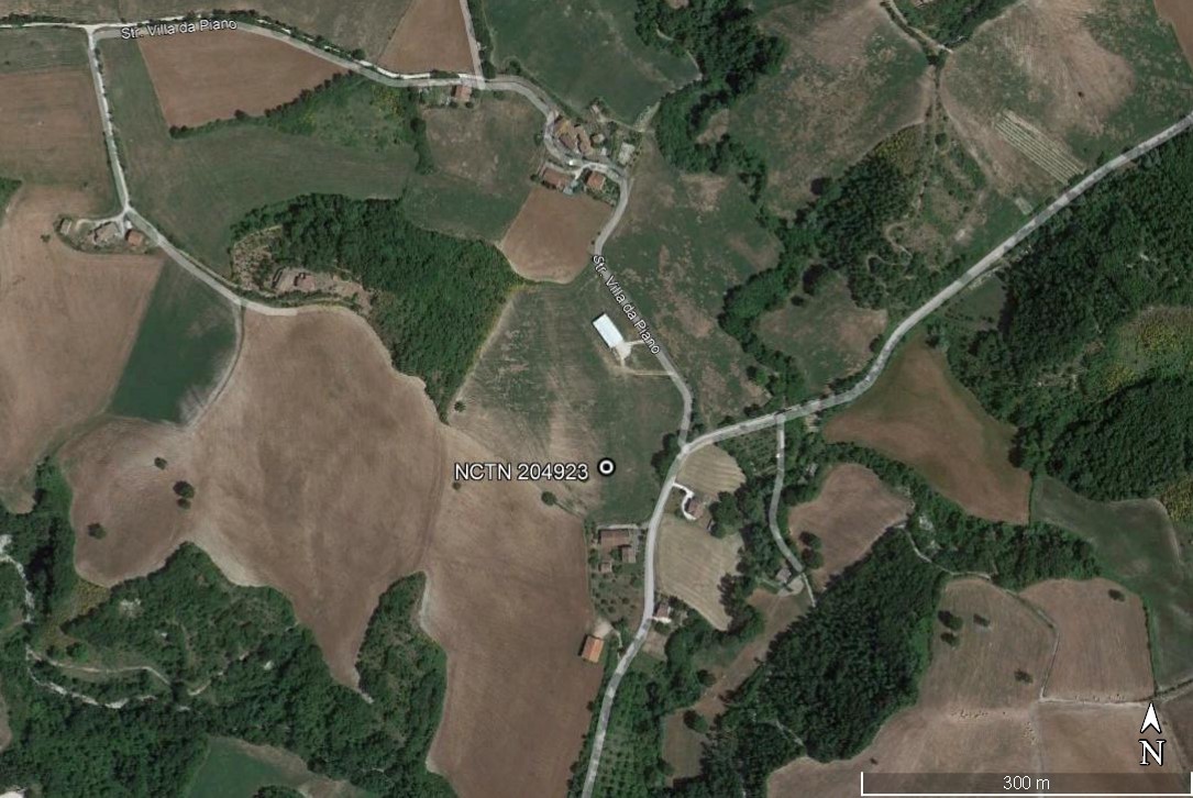 area di materiale mobile, area di frammenti fittili