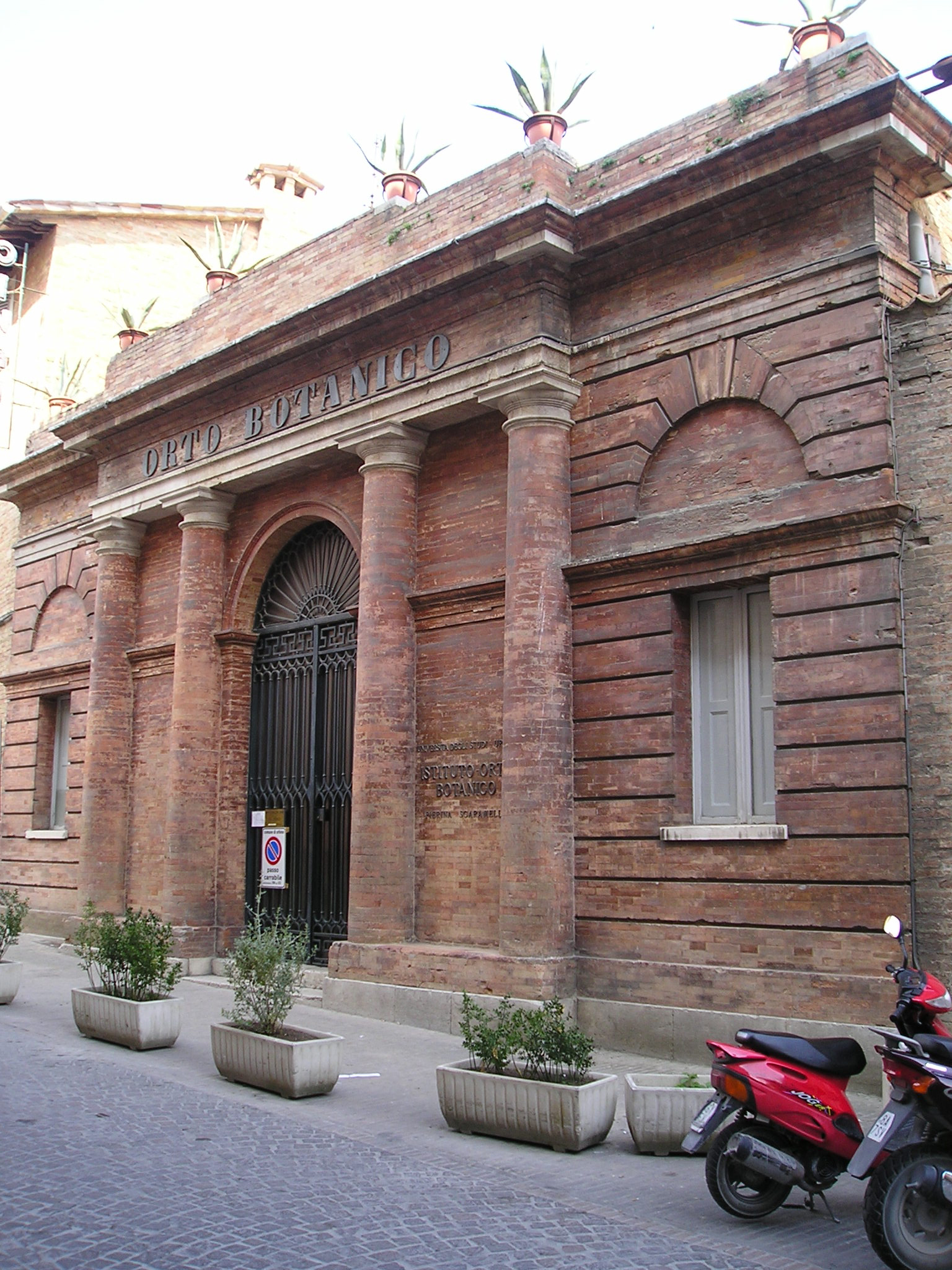Ingresso dell'Orto botanico