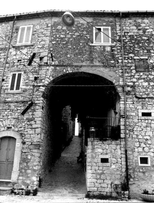 casa, a schiera, con supportico