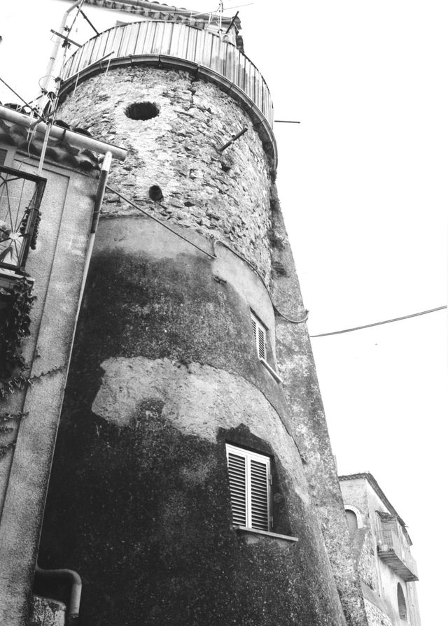 casa, con torre, con supportico