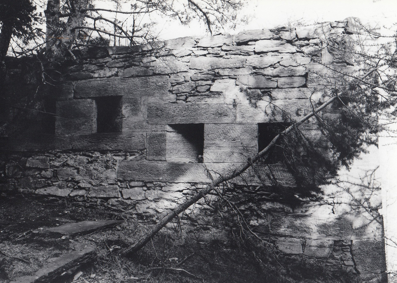 Forte del Sapè/ Batteria Alta: muro parareni
