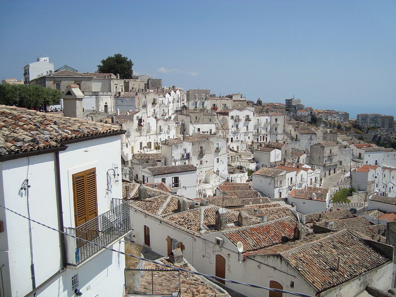 centro storico, di crinale, difensivo, Monte Sant'Angelo