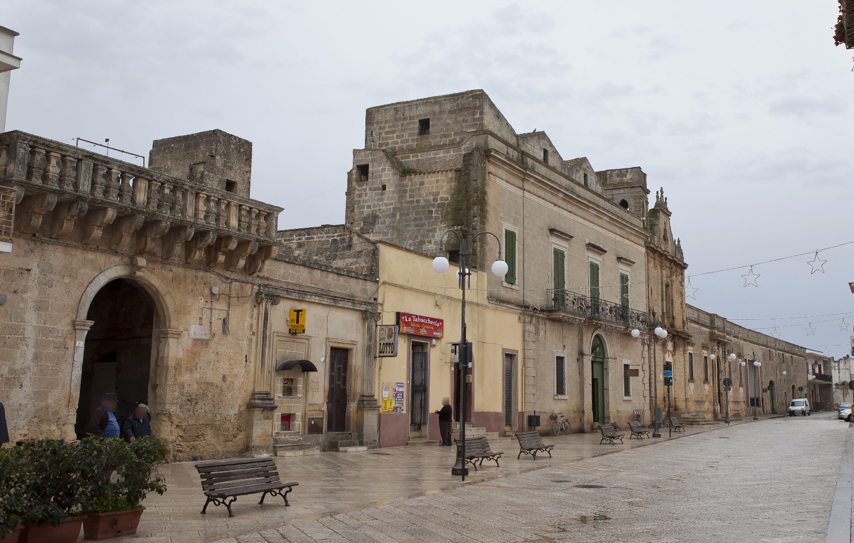 centro storico, di pianura, lineare, Montesano Salentino
