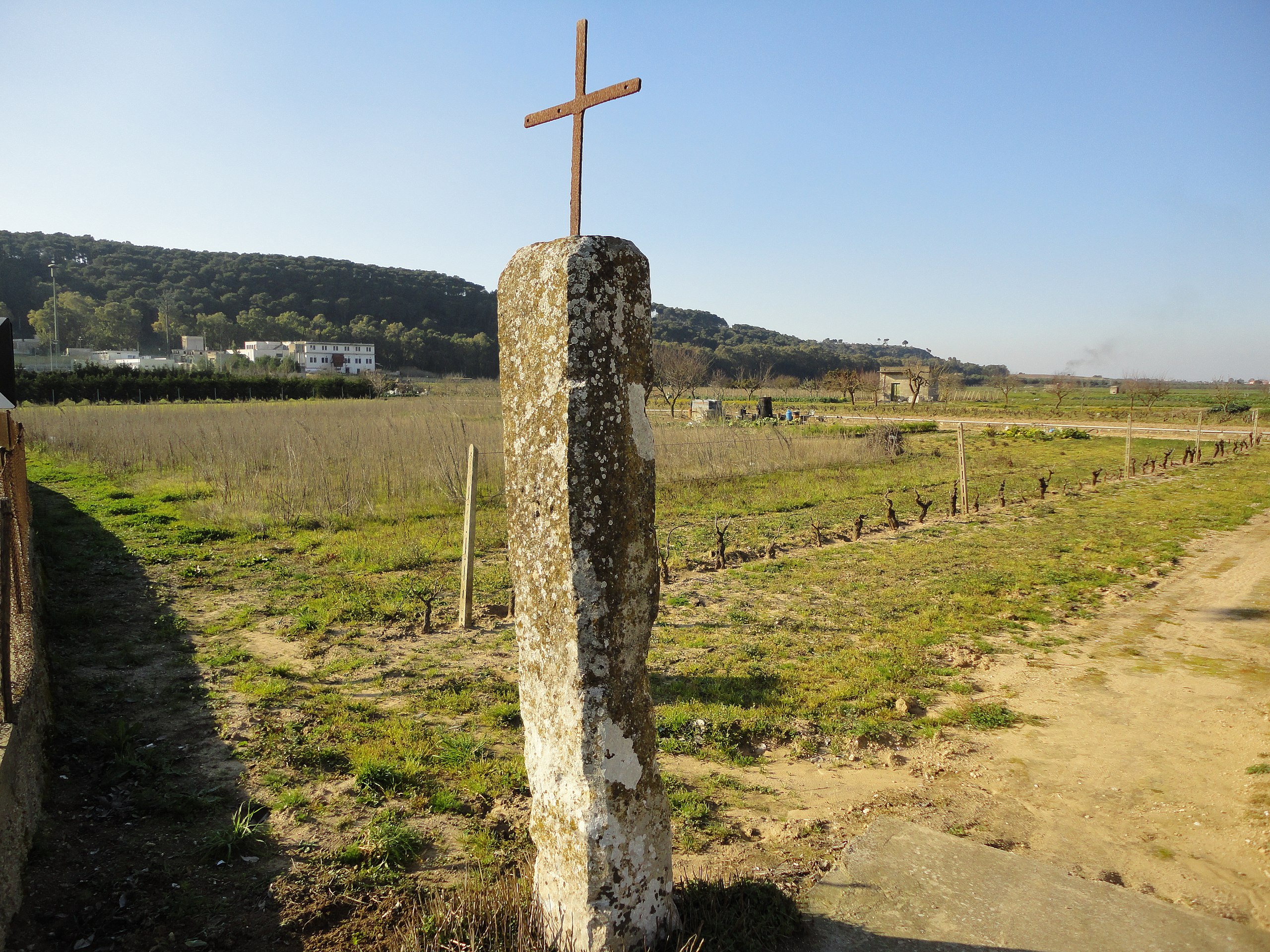 area a uso funerario, menhir, Menhir Osanna