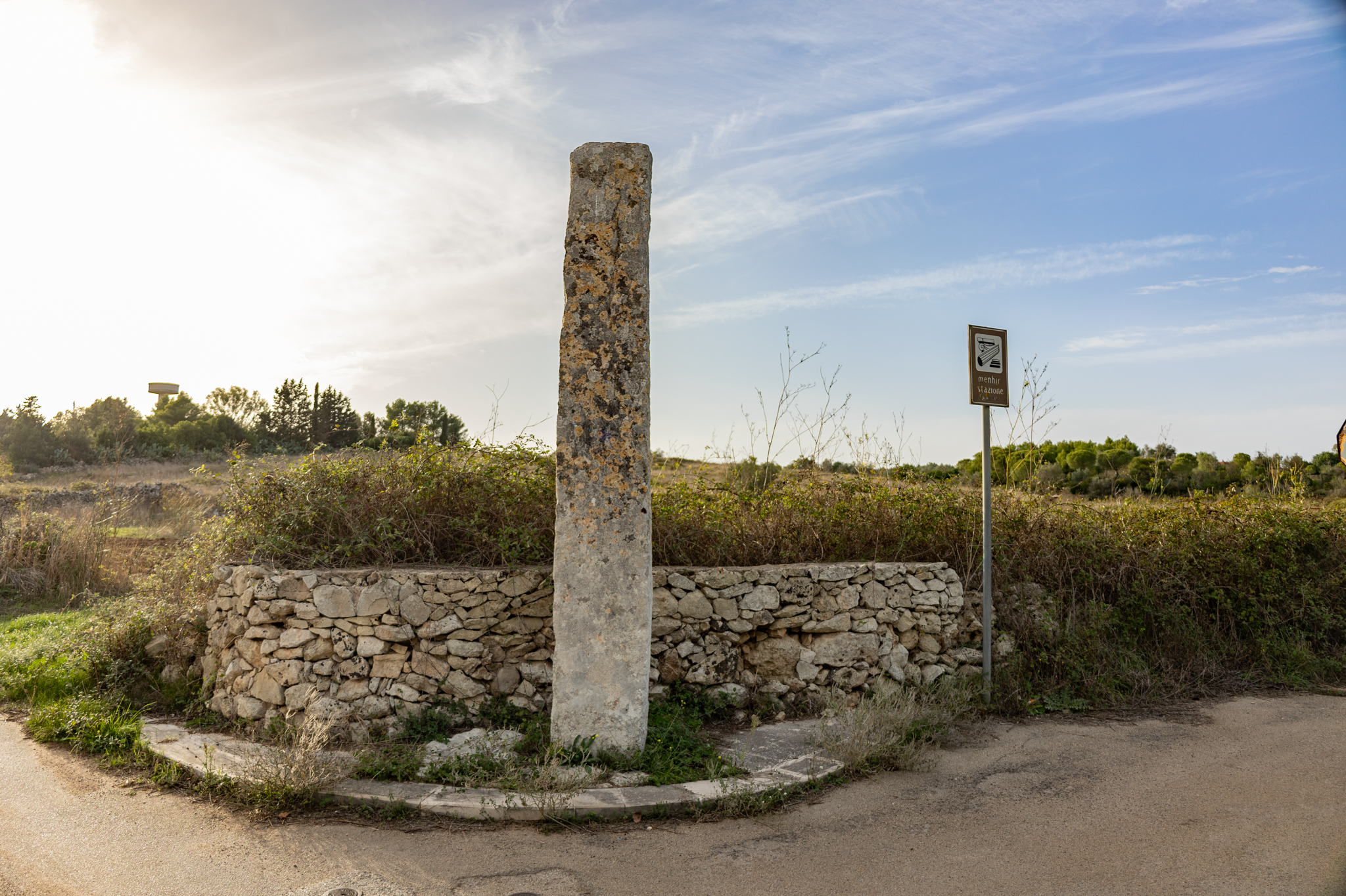 menhir, Menhir della Stazione
