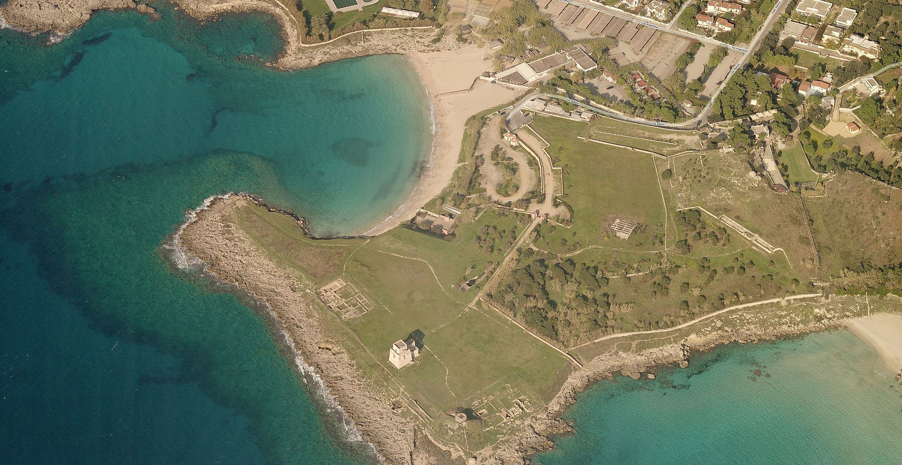 sito pluristratificato, Parco archeologico di Saturo
