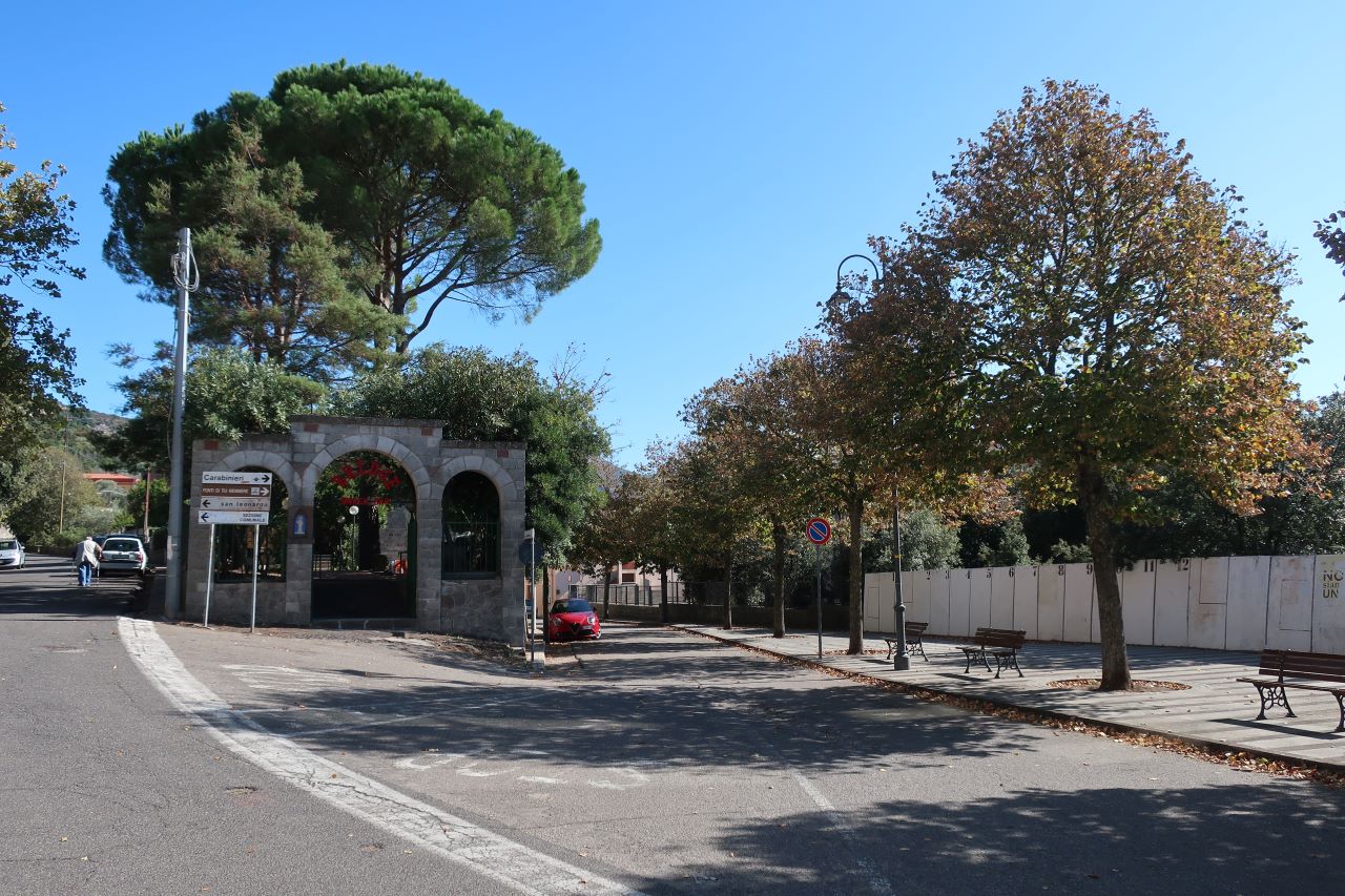 Viale delle Rimembranze di Cuglieri