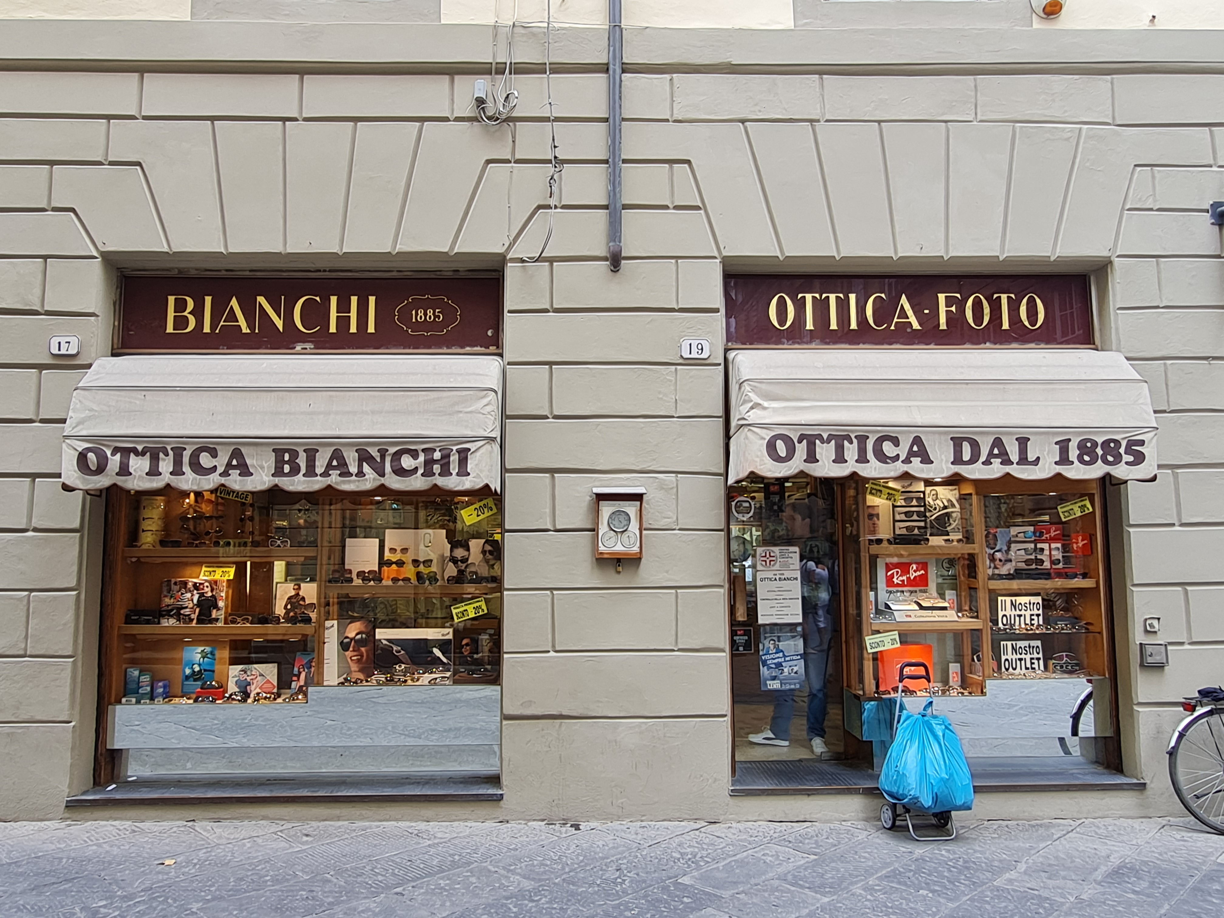 bottega, negozio di ottica, Ottica Bianchi