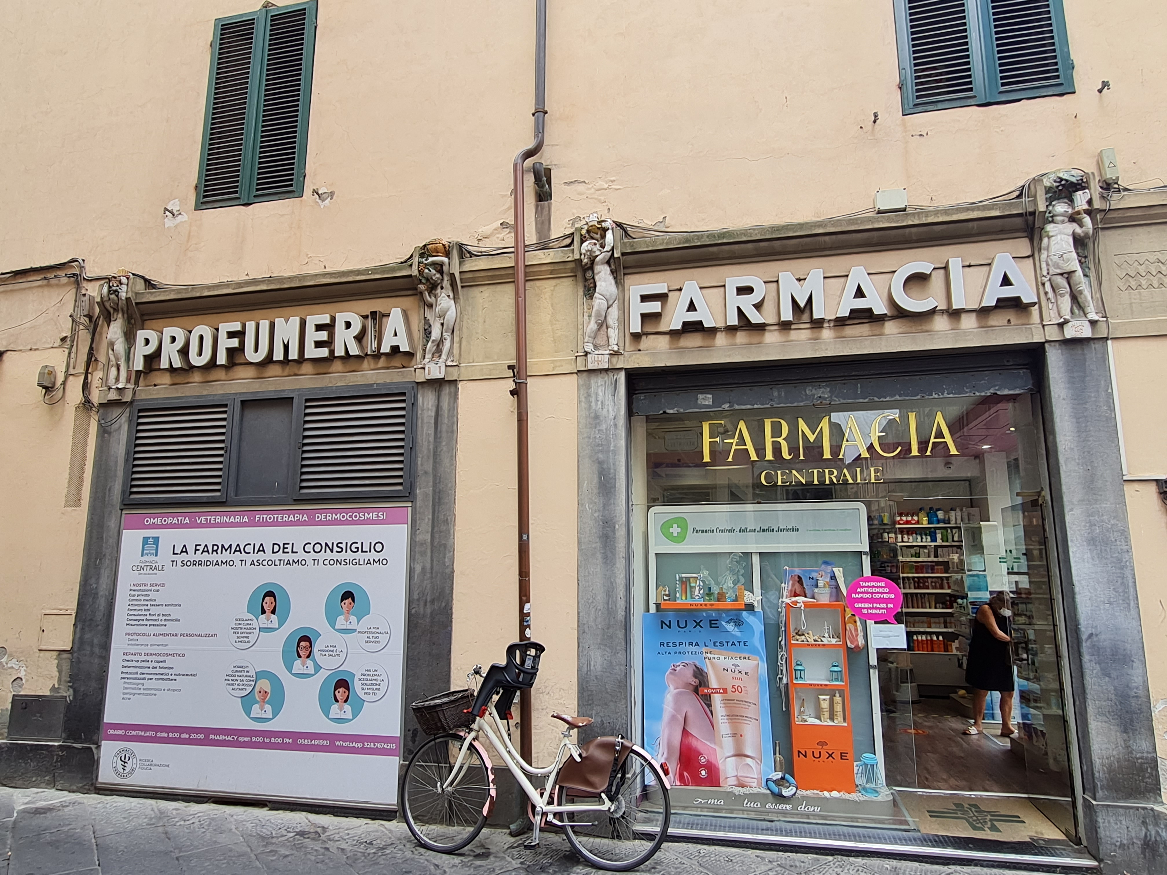farmacia, privata, Farmacia Centrale Altieri, Bar Pasticceria Casali